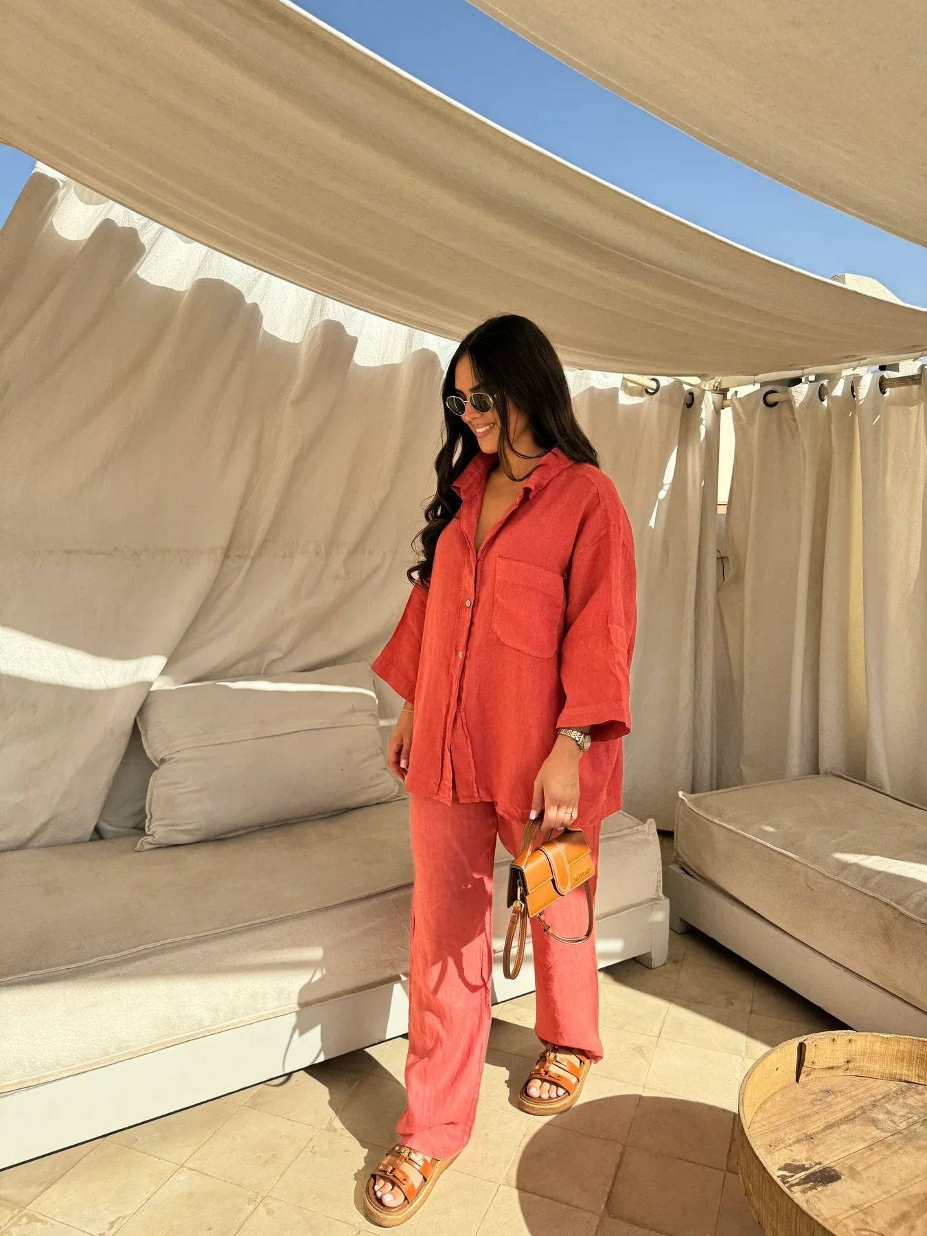 Georgia Casual linen ladies set