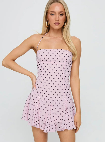 Katie Polka Mini Dress