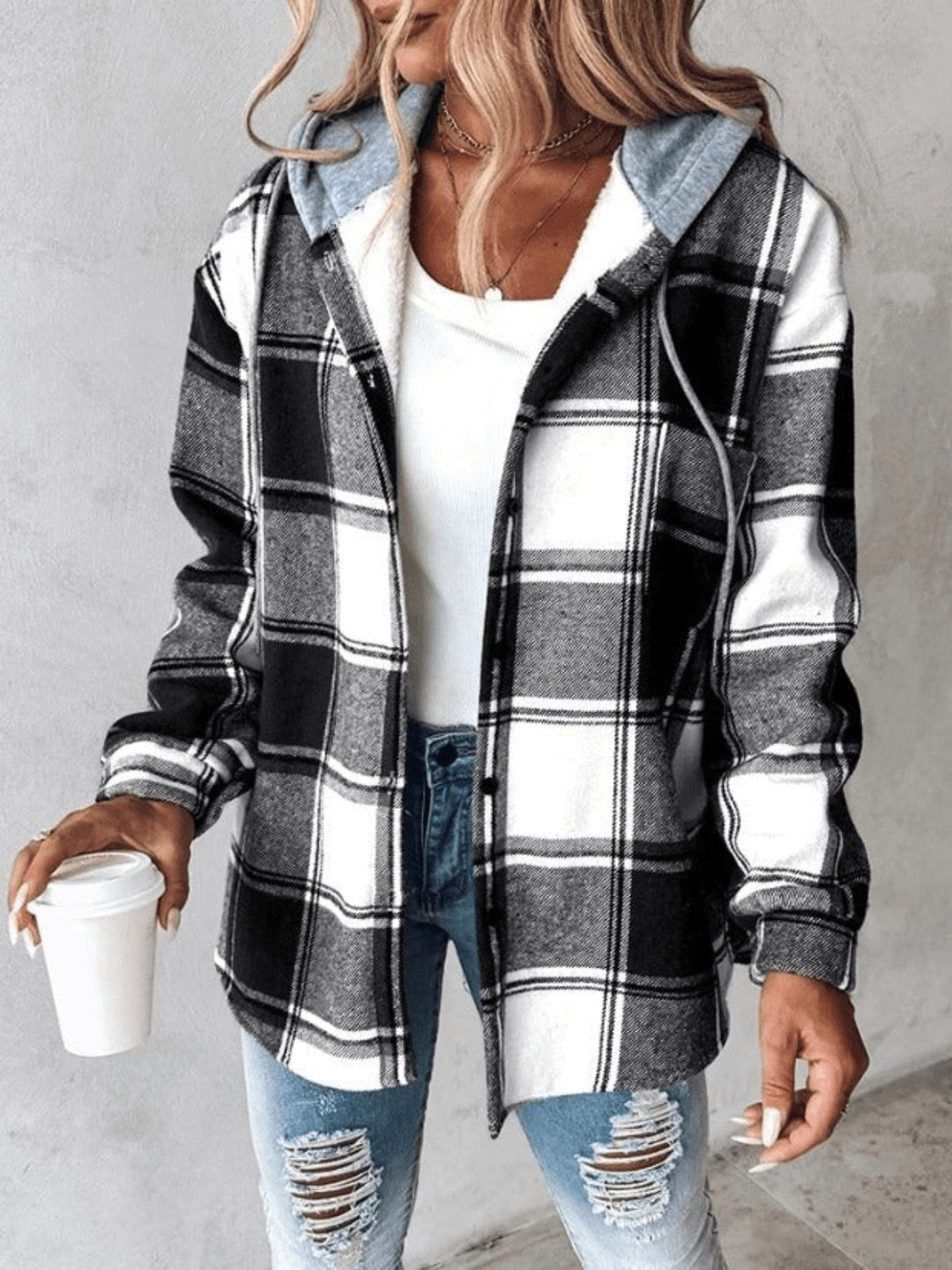 SARAH | Women's Plaid Shirt