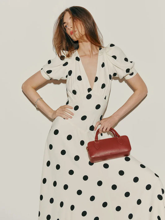 Naira Polka Dot Dress