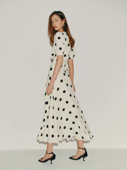 Naira Polka Dot Dress