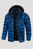 Checkered Flannel Jacket With Hood