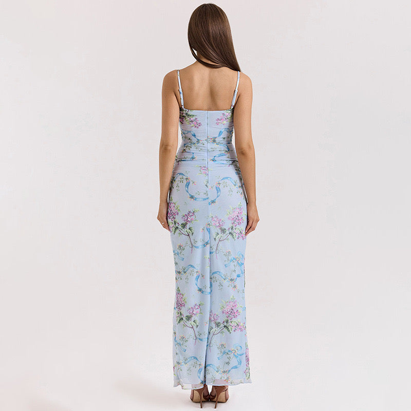 Danielle Floral Split Dress