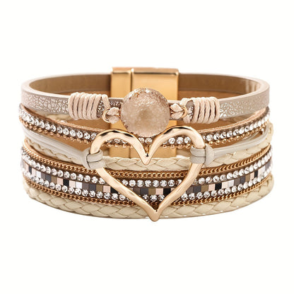 Bohemian Multi-Layer Leather Bracelet