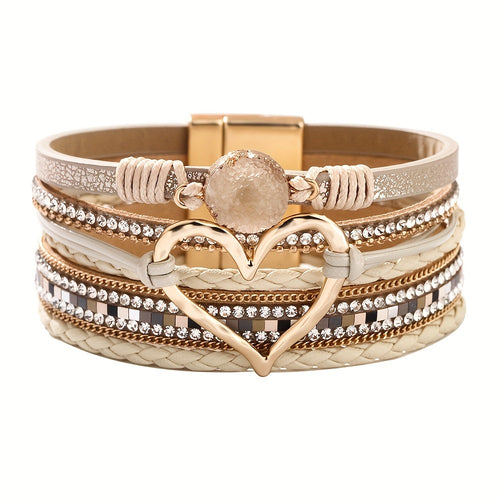 Bohemian Multi-Layer Leather Bracelet
