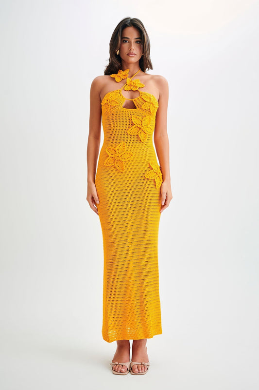 KYLA | CROCHET MAXI DRESS