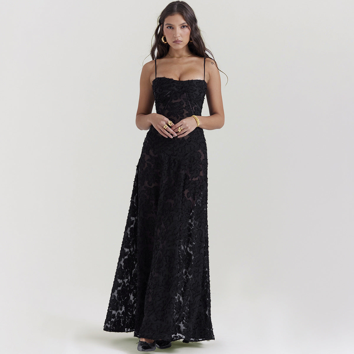Evie Lace Maxi Dress