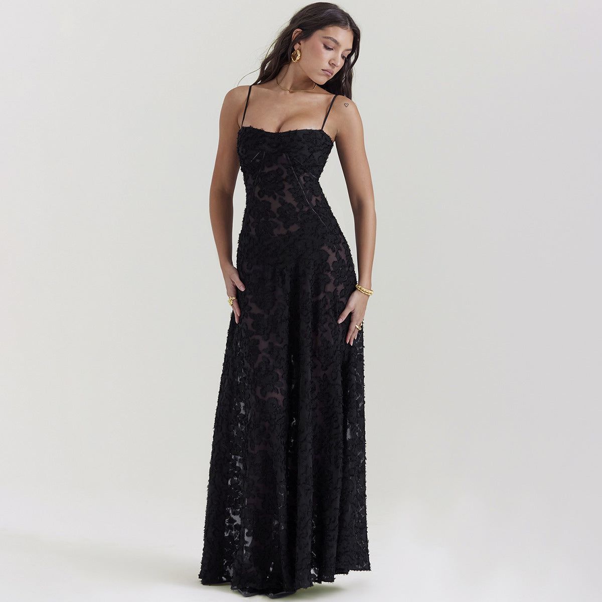 Evie Lace Maxi Dress