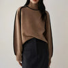 Aria Snug Wool Turtleneck Sweater