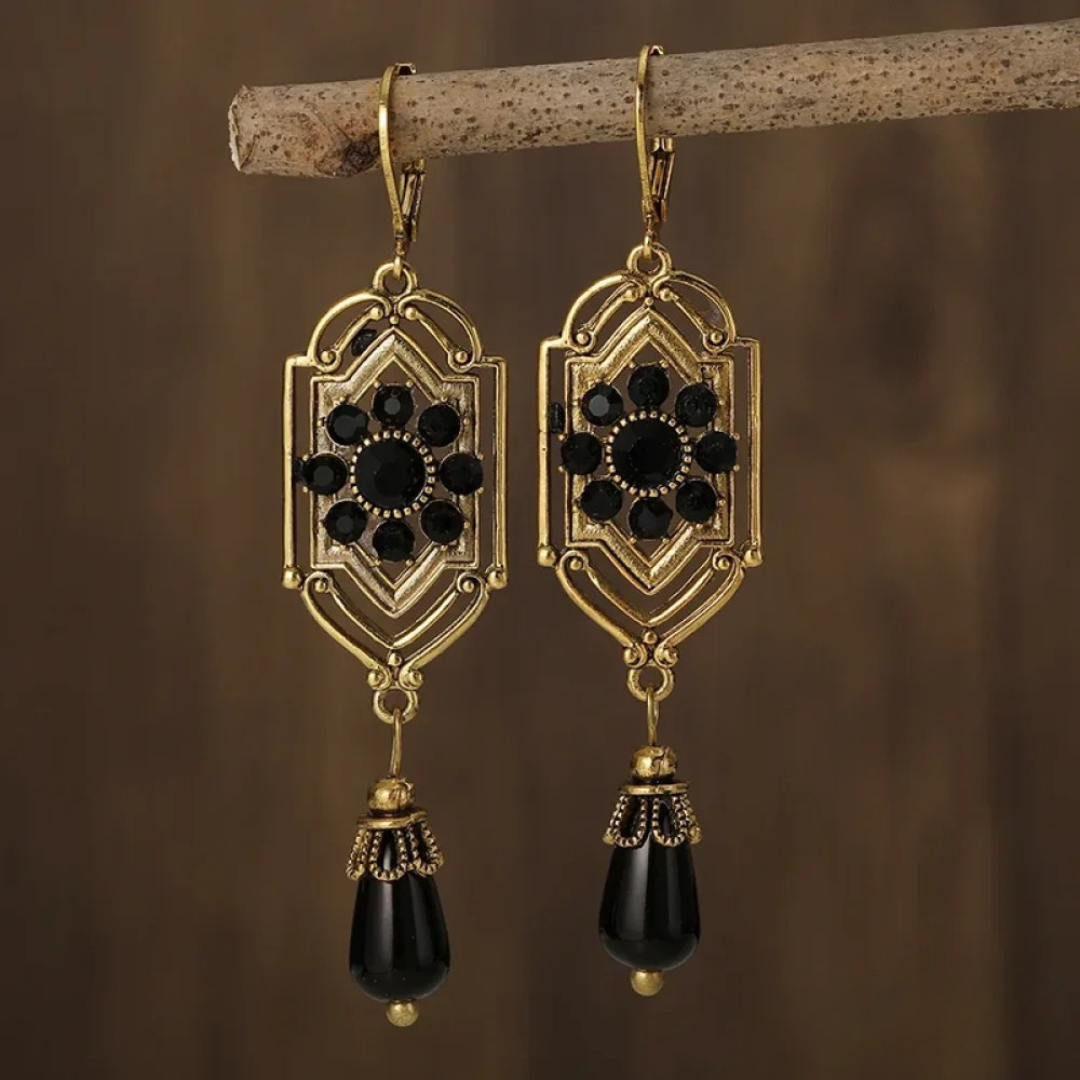 Sophisticated Crystal Drop Earrings