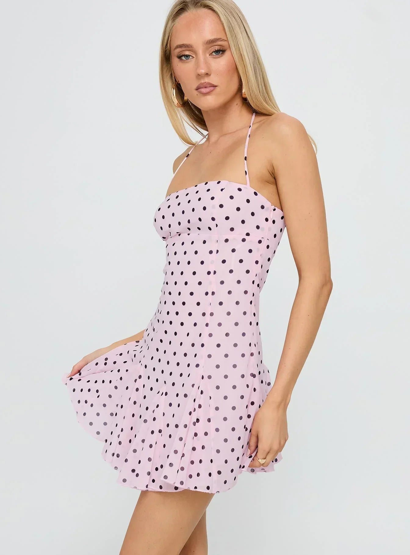 Katie Polka Mini Dress