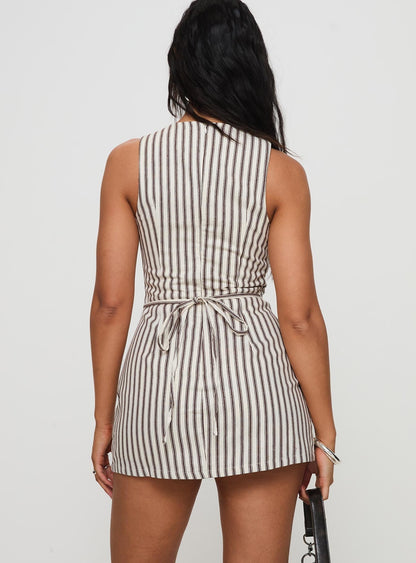 ASHLEY | STRIPED ROMPER