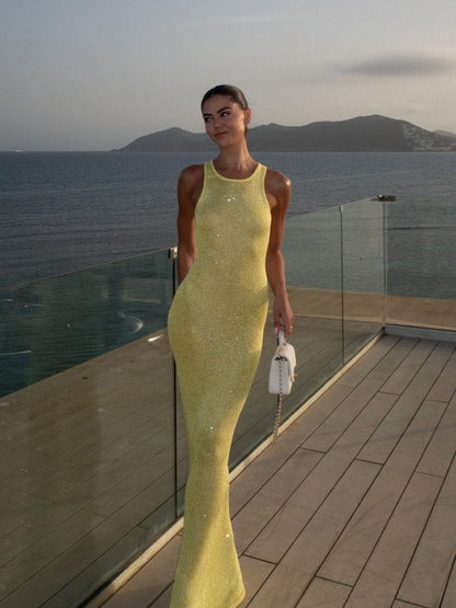 Evie Maxi Ocean Dress