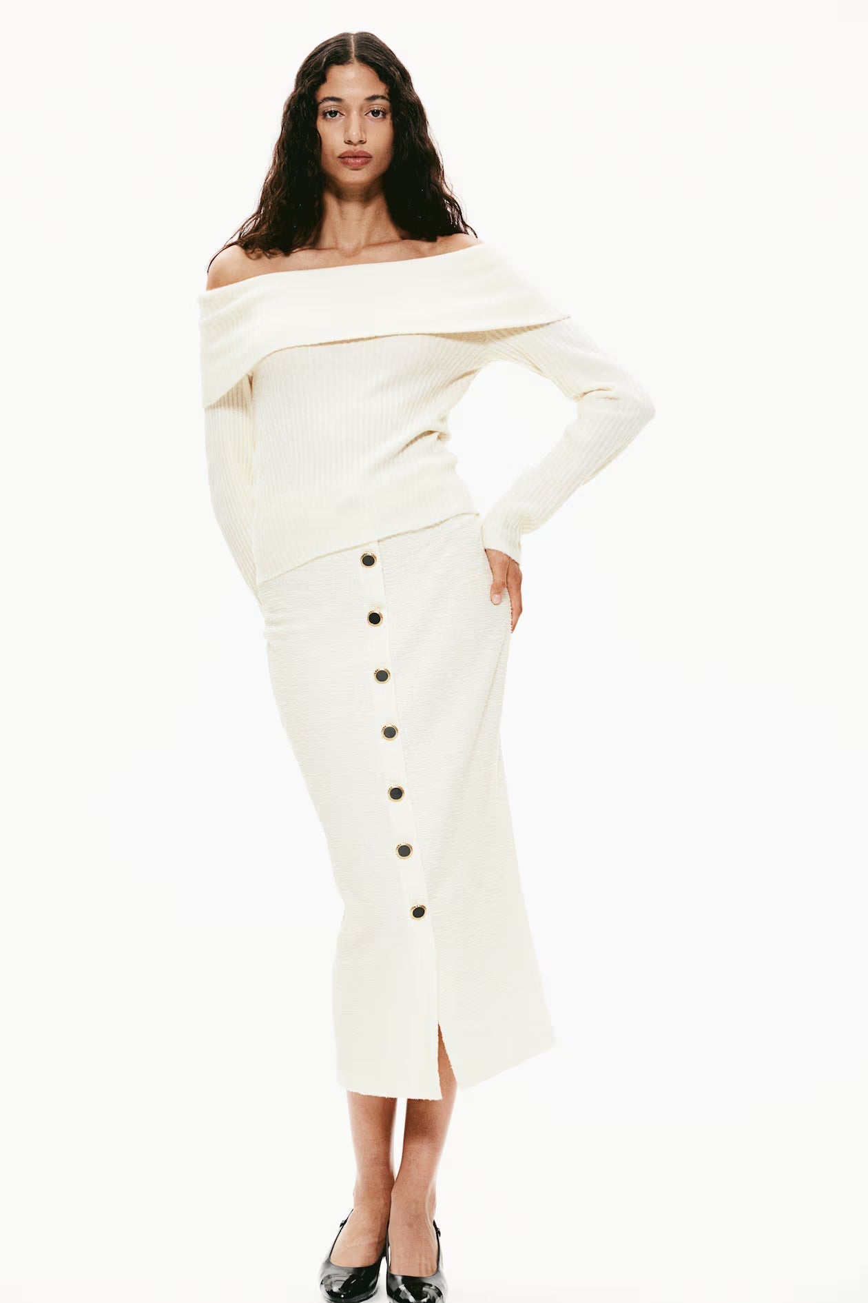 Sila Off Shoulder Sweater