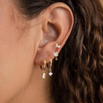 Aurora Hoops  Studs Earring Set