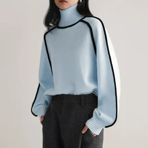 Aria Snug Wool Turtleneck Sweater