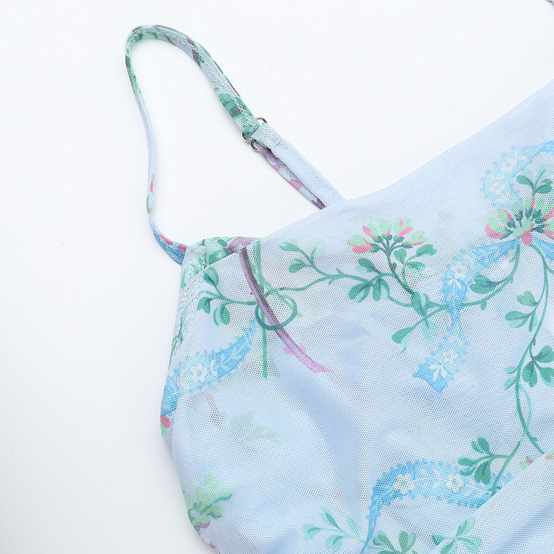 Danielle Floral Split Dress