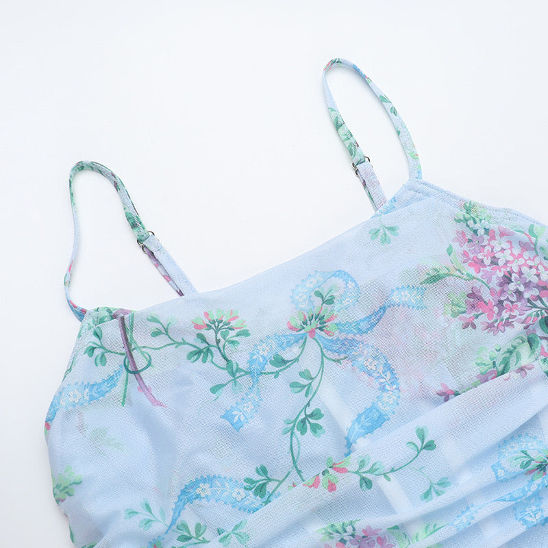 Danielle Floral Split Dress