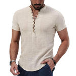 ENZO CONTI LUXE Linen-Blend Shirt