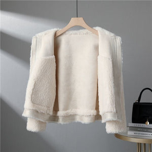 Lydia Merino Wool Sherpa Coat