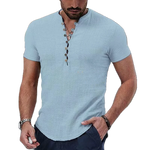 ENZO CONTI LUXE Linen-Blend Shirt