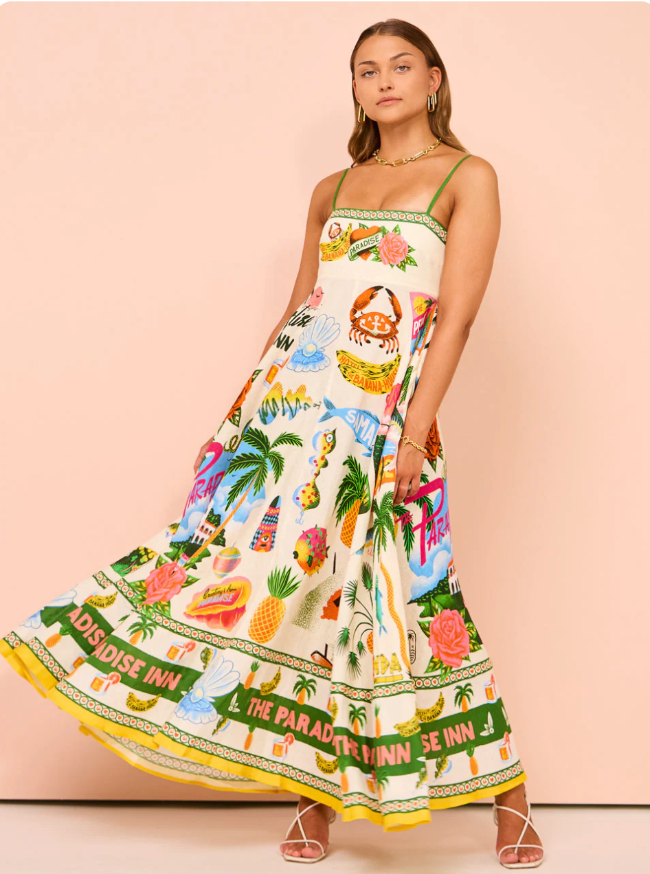 Mila summer maxi dress