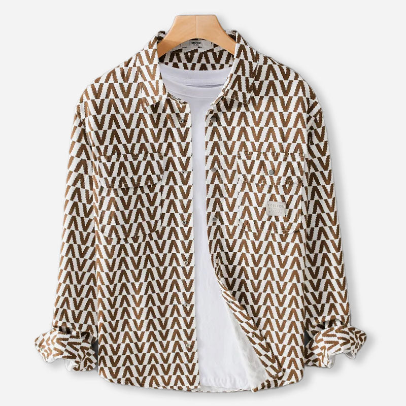 Chevron Charm Pure Cotton Shirt