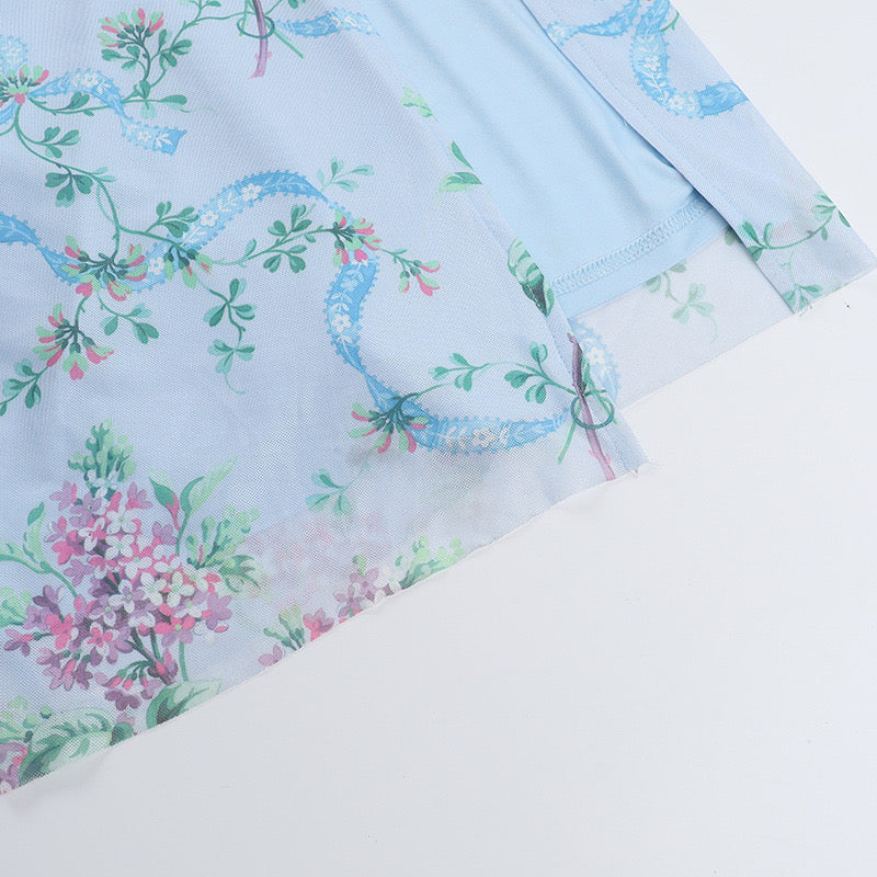 Danielle Floral Split Dress