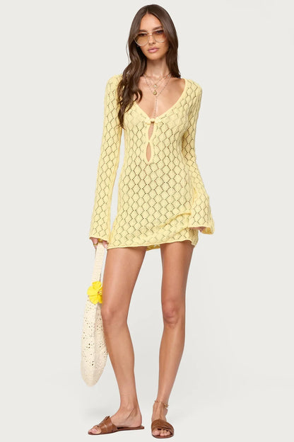 Mare Crochet Mini Dress