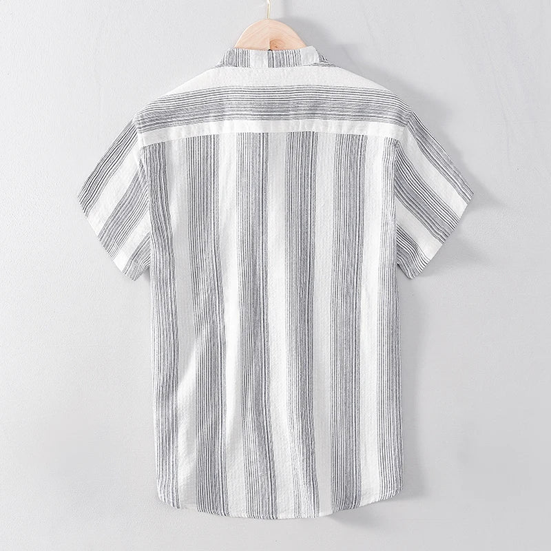 Henry Brook 100% Cotton Stripe Shirt