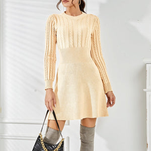 Long Sleeve Knitted Dresss