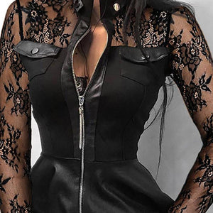 Gothic Zipper Dress