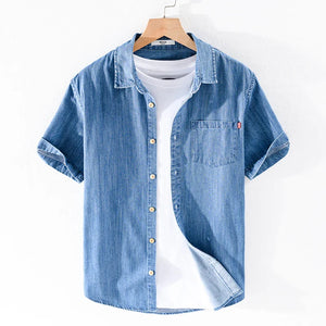 Alessandro Pietra 100% Cotton Denim Shirt