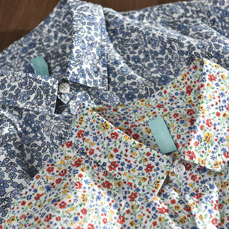 Oliver Romano Floral Linen Shirt