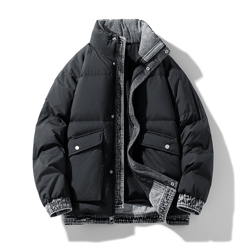 Everest Denim Down Feather Jacket