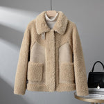 Lydia Merino Wool Sherpa Coat