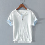 Toshiro Cotton Linen Short Sleeve Shirt