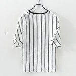 Vincent Steele Linen Striped Shirt