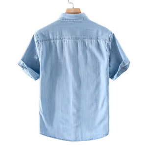 Alessandro Pietra 100% Cotton Denim Shirt