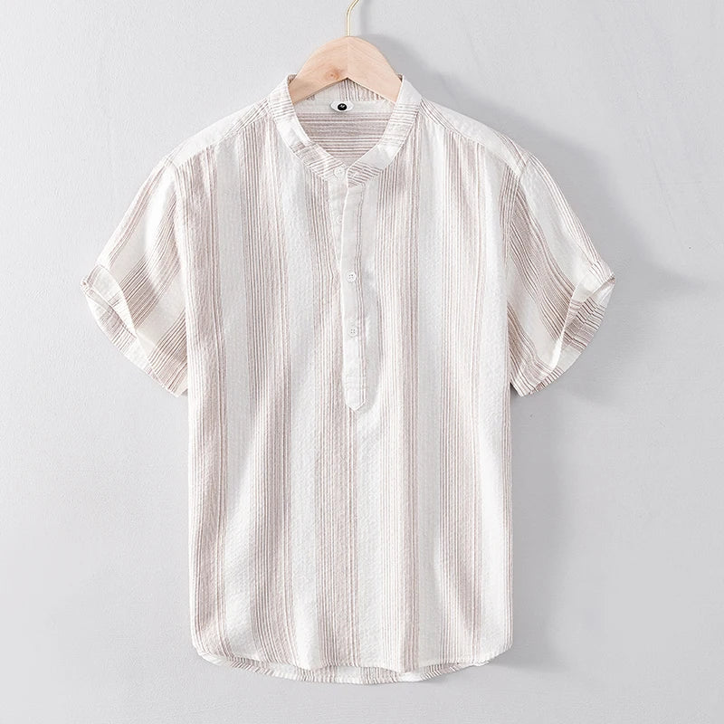 Henry Brook 100% Cotton Stripe Shirt