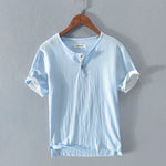 Toshiro Cotton Linen Short Sleeve Shirt