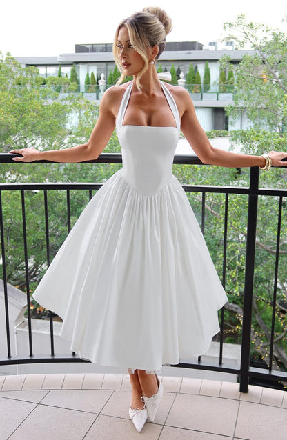 Elegant Allure Midi Dress