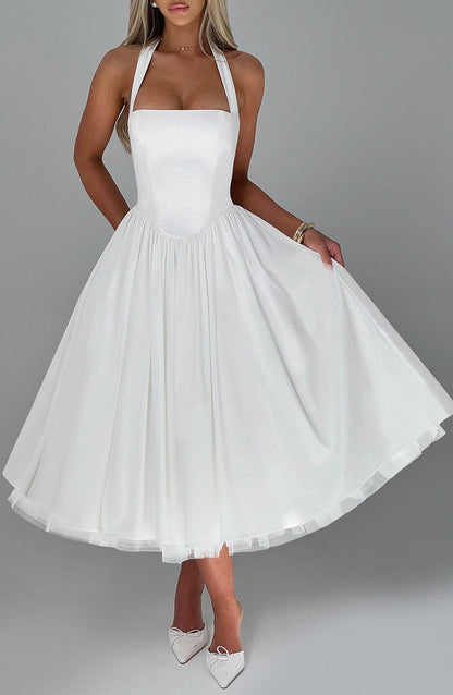 Elegant Allure Midi Dress