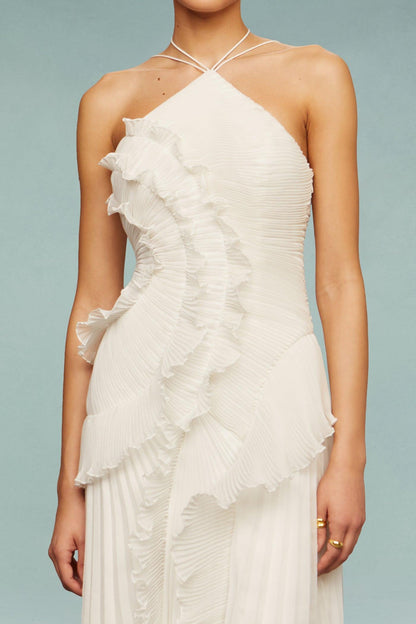 Amelia Halter Maxi Dress