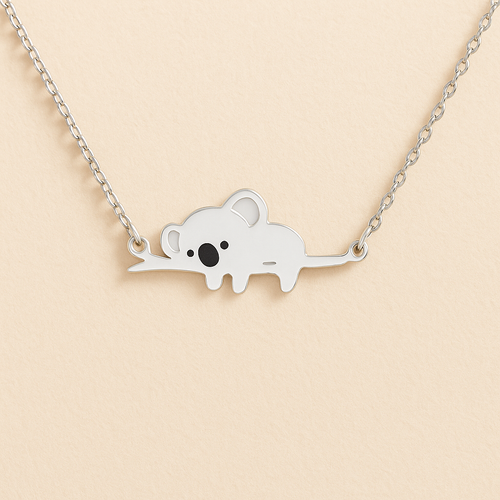 Silver Koala Necklace