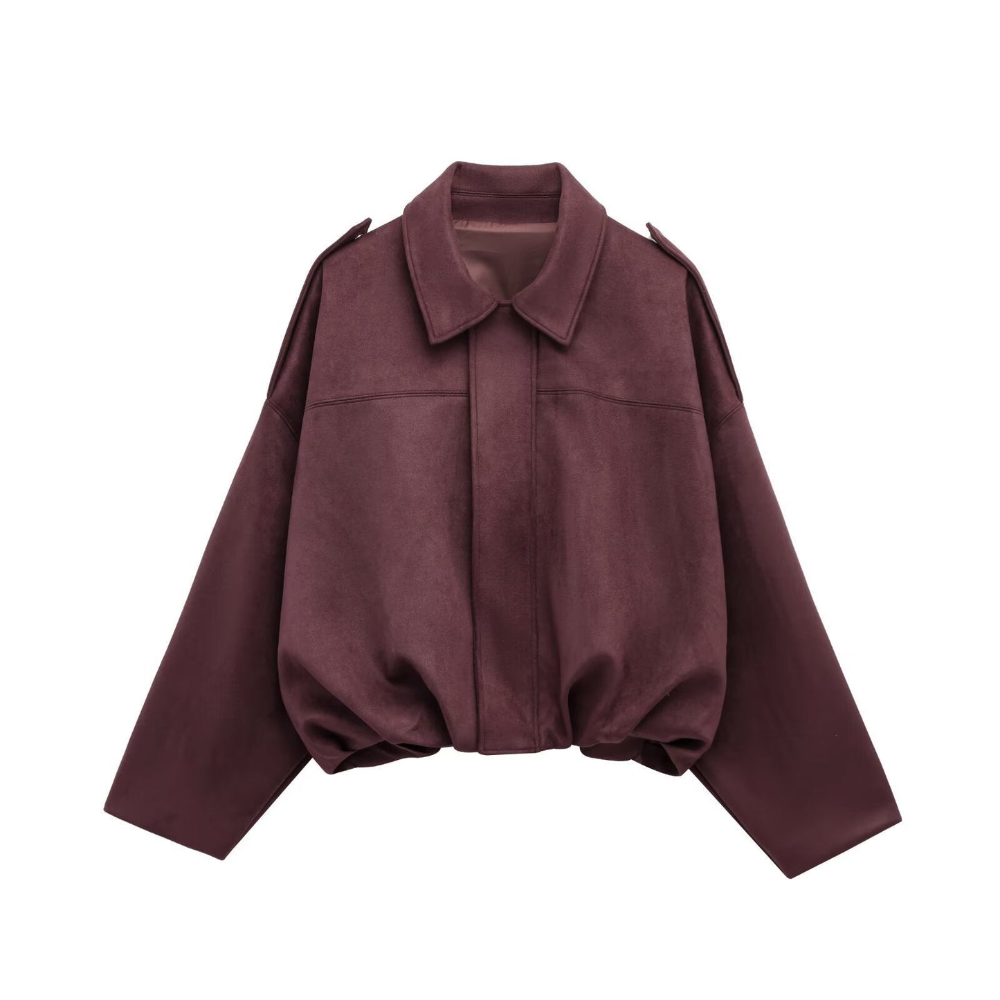 Ruby Elegant Suede Loose Jacket