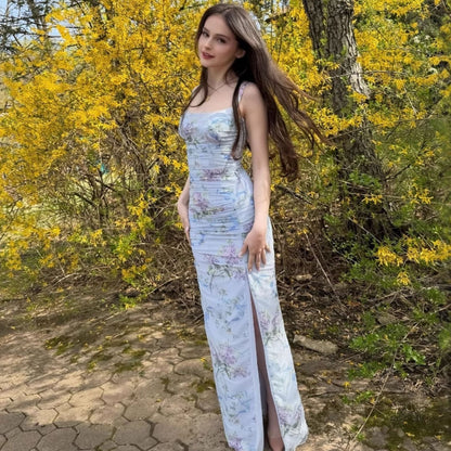 Danielle Floral Split Dress