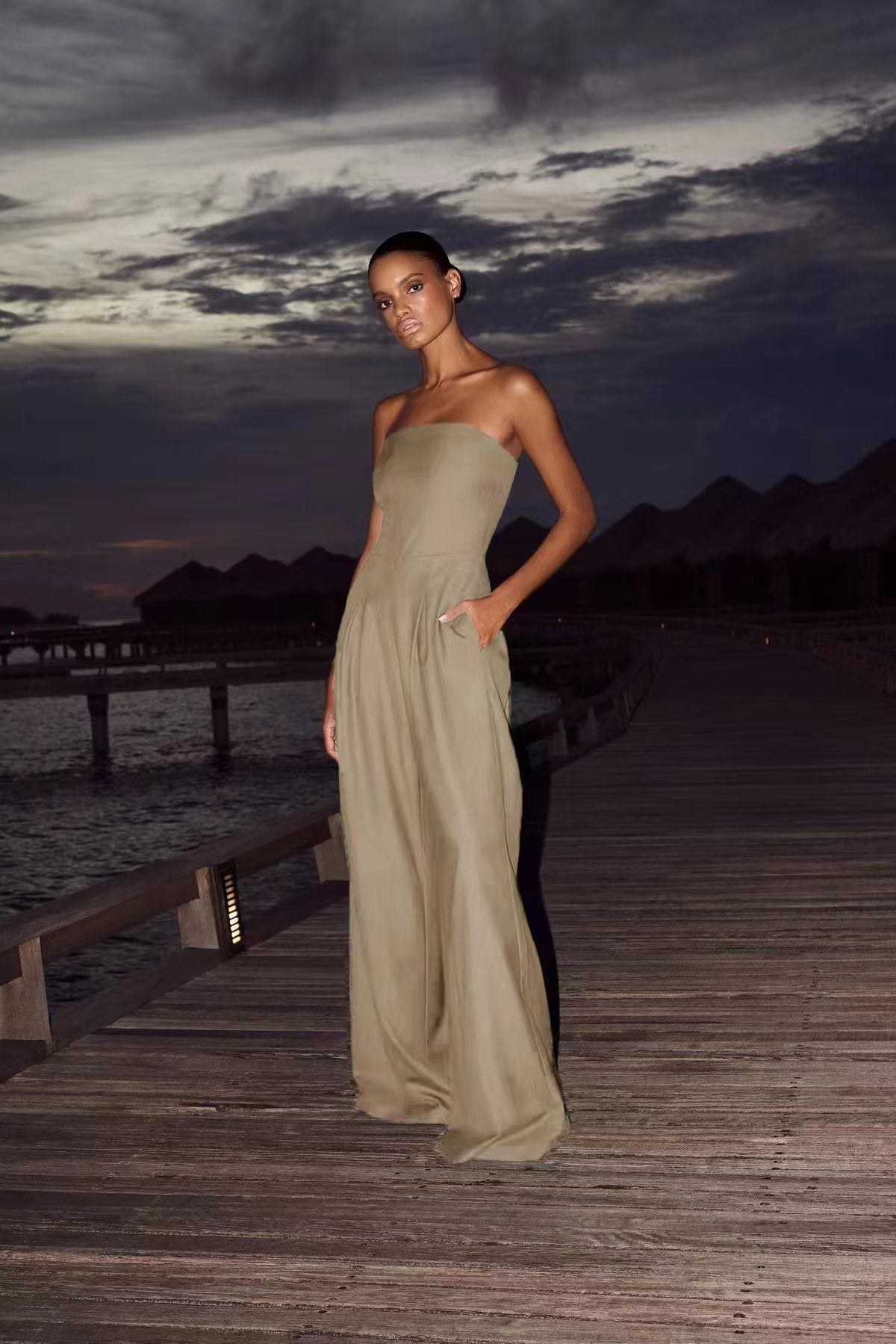 LANA STRAPLESS JUMPSUIT