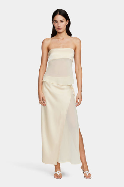 Ricky Midi Skirt Buttercream PRE-ORDER