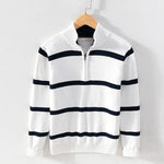 Stanton & Co. Striped Cotton Sweater